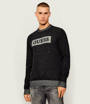GUESS Sweter JACK | Regular Fit | z dodatkiem wełny