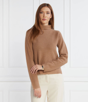 Marella SPORT Wełniany golf BREST | Regular Fit | z dodatkiem kaszmiru