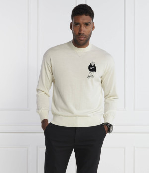 Emporio Armani Wełniany sweter PULLOVER