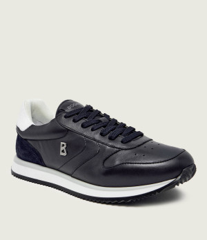 Bogner Skórzane sneakersy Reno 1 | zamsz