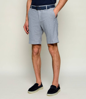 Joop! Szorty chino Capri-W | Slim Fit | z dodatkiem lnu