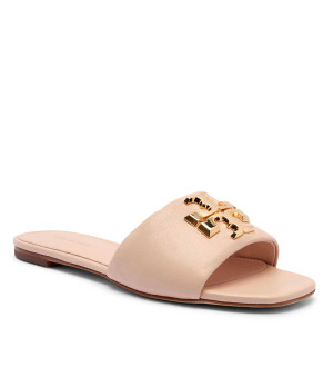 TORY BURCH Skórzane klapki Eleanor