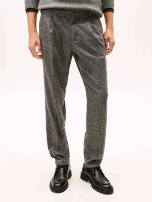 Tommy Hilfiger Spodnie chino HARLEM | Relaxed fit | z dodatkiem wełny