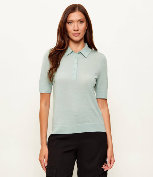 BOSS BLACK Wełniane polo Fidenka | Regular Fit