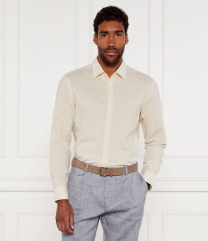 BOSS BLACK Lniana koszula C-HAL-kent-C3-223 | Casual fit