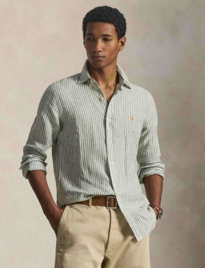 POLO RALPH LAUREN Lniana Koszula | Custom fit