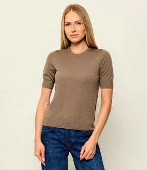 BOSS BLACK Wełniany sweter Farbella | Slim Fit