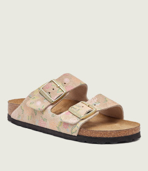 Birkenstock Klapki Arizona | narrow fit | zamsz