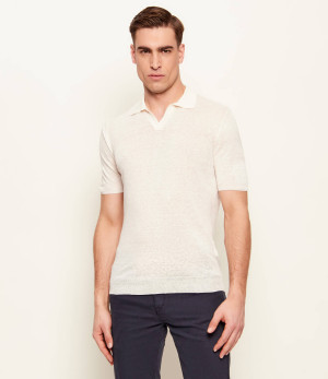 Gran Sasso Lniane polo | Regular Fit