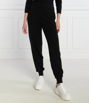 Armani Exchange Spodnie dresowe | Regular Fit | z dodatkiem wełny