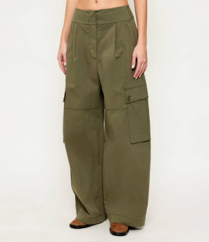 Weekend MaxMara Spodnie cargo WKDAQUILA | Loose fit