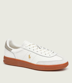 POLO RALPH LAUREN Skórzane sneakersy BEDFORD | zamsz