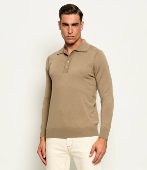 PAOLO PECORA Wełniane polo | Regular Fit
