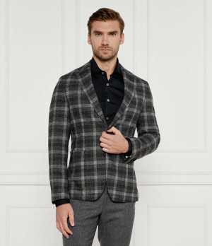 BOSS BLACK Marynarka | Slim Fit | z dodatkiem wełny