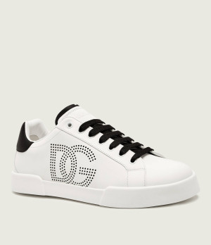 Dolce & Gabbana Skórzane sneakersy