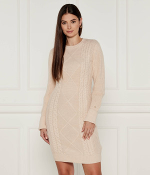 GUESS Sukienka SERENA | z dodatkiem wełny
