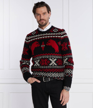 POLO RALPH LAUREN Wełniany sweter | Regular Fit