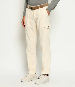 Gran Sasso Spodnie cargo | Regular Fit | sztruks
