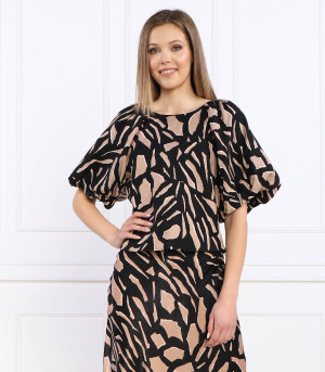 DKNY Lniana bluzka | Cropped Fit
