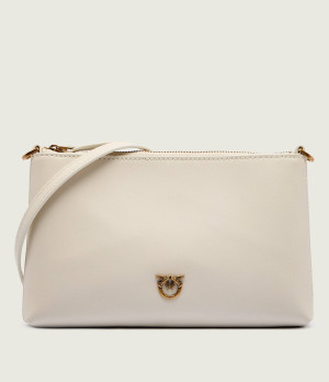 Pinko Skórzana kopertówka Flat Horizontal Mini