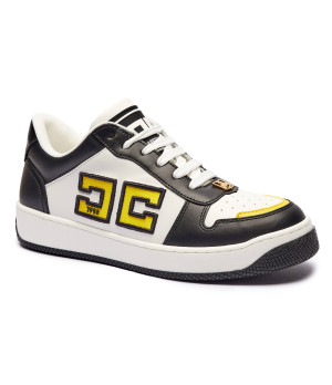 Elisabetta Franchi Skórzane sneakersy