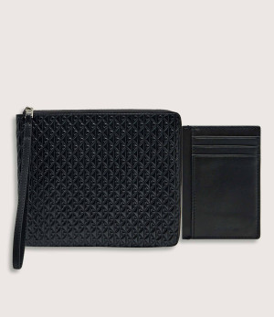 Calvin Klein Skórzane saszetki + etui na karty