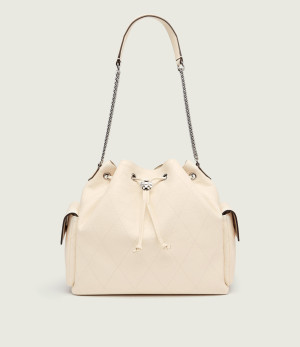 TORY BURCH Skórzany worek Charlie