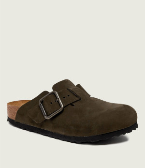 Birkenstock Skórzane mule Boston Wire Buckle | narrow fit