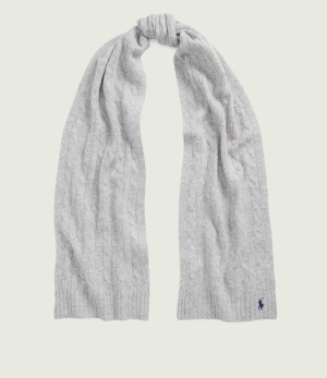 POLO RALPH LAUREN Wełniany szal | z dodatkiem kaszmiru