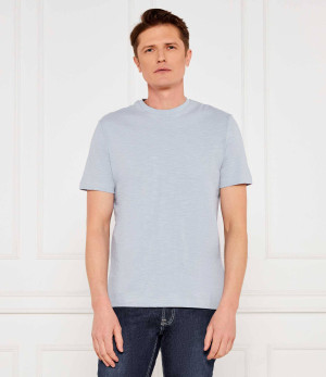Calvin Klein T-shirt | Regular Fit | z dodatkiem lnu