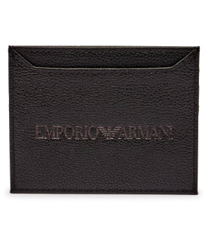 Emporio Armani Skórzane etui na karty