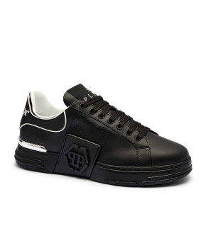 Philipp Plein Skórzane sneakersy Hexagon AABS