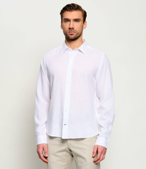 Joop! Koszula Mike | Casual fit | z dodatkiem lnu