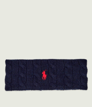 POLO RALPH LAUREN Wełniana opaska | z dodatkiem kaszmiru