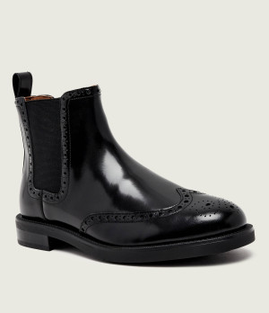 Tommy Hilfiger Skórzane sztyblety