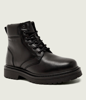 Tommy Jeans Skórzane buty wysokie