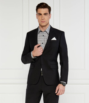 BOSS BLACK Wełniana marynarka H-Huge-MM | Slim Fit