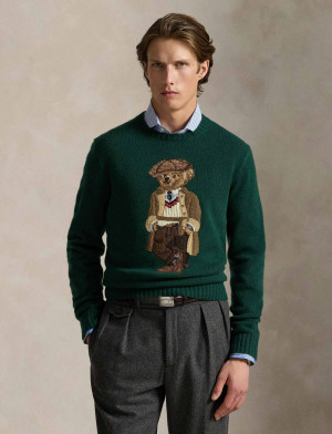 POLO RALPH LAUREN Wełniany sweter | Regular Fit | z dodatkiem kaszmiru