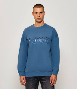 Hugo Blue Bluza Nogocrew | Regular Fit