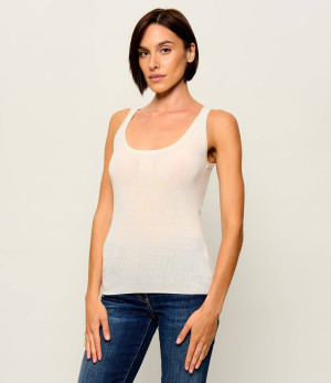 Elisabetta Franchi Wełniany top | Slim Fit