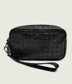 Emporio Armani Skórzana kosmetyczka