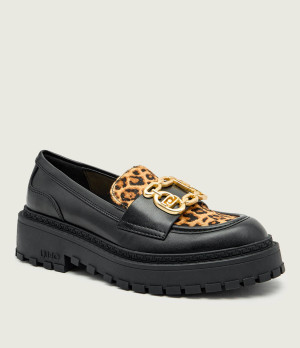Liu Jo Skórzane loafersy RUMI 34