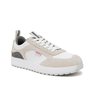 HUGO Sneakersy Cilan_Tenn_mesd | z dodatkiem skóry