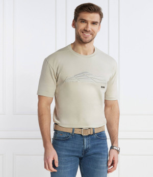 BOSS GREEN T-shirt Tee Titanium | Regular Fit