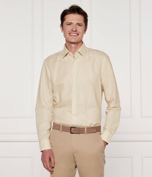 BOSS BLACK Lniana koszula C-HAL-kent-C1-223 | Casual fit