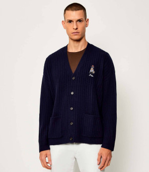 POLO RALPH LAUREN Wełniany kardigan | Relaxed fit