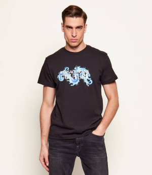 Versace Jeans Couture T-shirt Baroque Wave | Slim Fit