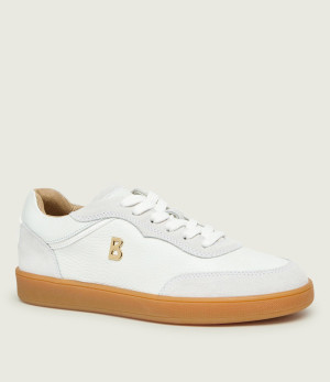 Bogner Skórzane sneakersy Verona1 | zamsz