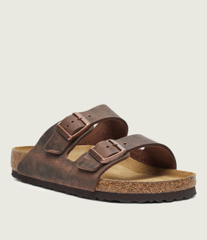 Birkenstock Skórzane klapki Arizona | regular fit