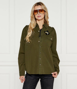 One Teaspoon Koszula Aviator Eagle | Oversize fit